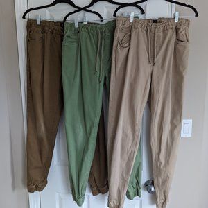 2 Pant Lot - Slim Jogger Chino Pants Jeaniologie DNM.WORKS Jagger